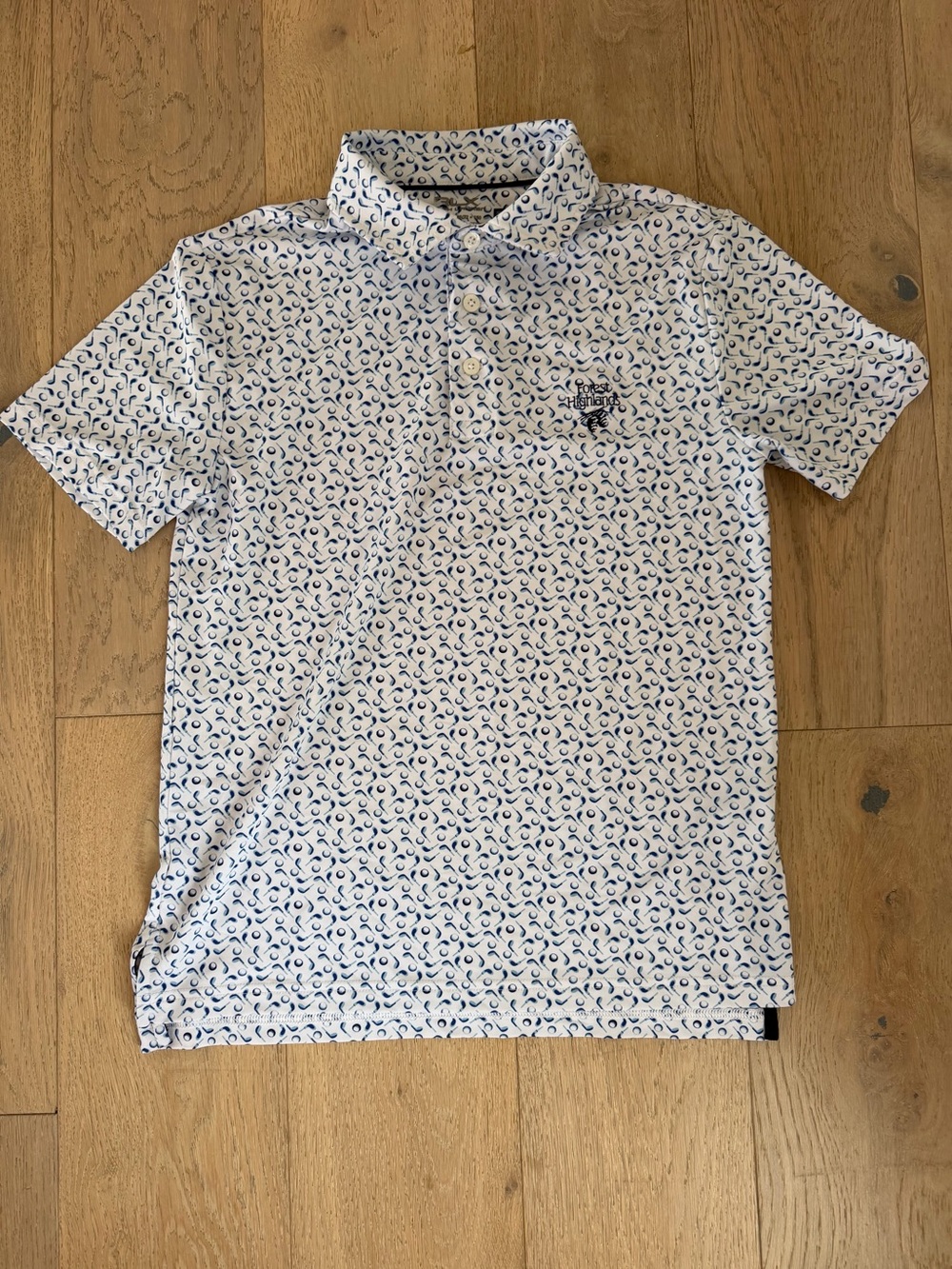 RXL Boys Polo Shirt Forrest Highlands Logo